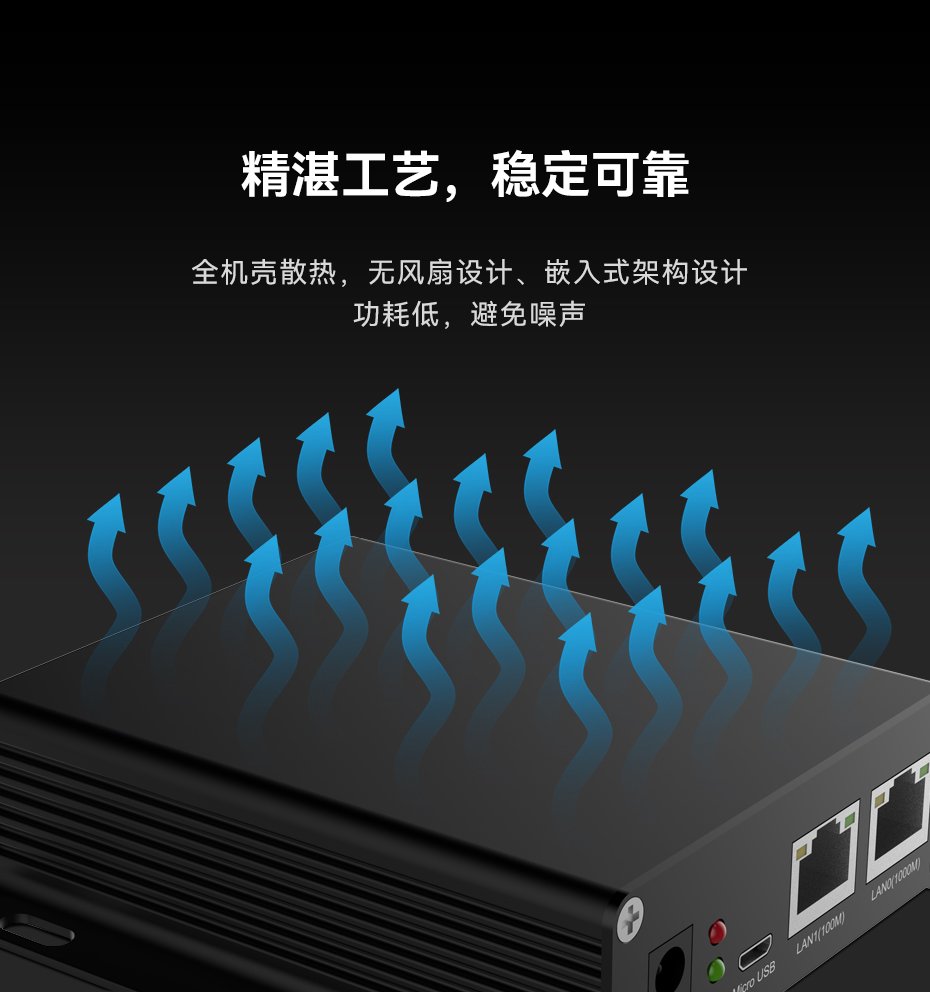 天波V12边缘智能ai盒子采用先进的散热设计